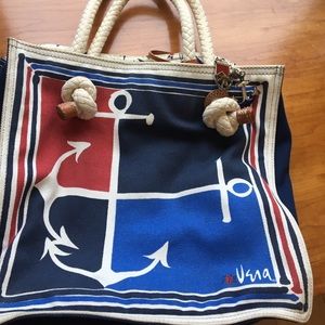 Nautical Vera Bradley bag- negotiable